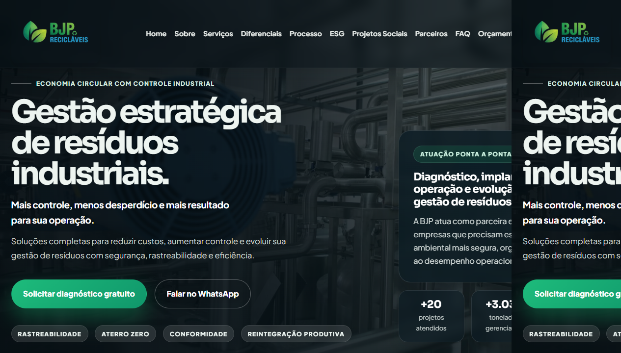 Site BJP Recicláveis